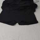 ANRABESS Women Athletic Dress Summer Tennis Workout Active Sports Mini Romper Dress Built in Shorts Travel Vacation Clothes (Medium, Black)