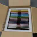 LITMIND 24 Sheets Transparent Stained Glass Variety Pack  Soft Rainbow Mix 6 x 4 Inch Smooth Art Glass for Suncatchers, Mosaics & DIY Crafts (Muted Rainbow Series)