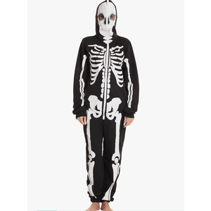 Just Love Skeleton Onesie Halloween Costumes for Women Adult - Comfortable Fleece Fabric with Cozy Hooded M Just Love Skeleton Onesie Halloween Costumes for Women Adult - Comfortable Fleece Fabric with Cozy Hooded M
