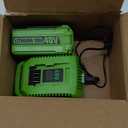 energup 6.5Ah 40Volt 29472 29462 Replacement for Greenworks 40V Battery and Charger 29482, for 40Volt G-MAX Tools 29252 20202 22262, with 40V Grennworks Charger