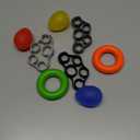 roygra Grip Strength Trainer (8 Pack), Forearm Strengthener, Stress Balls for Adults, Hand Strengthening Devices, Wrist Finger Strengthener, Physical Therapy Exercise Equipment, Golf Baseball Climbing