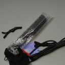 Hair Straightener Brush for Women: Negative Ionic 3-in-1 Curling & Straightening Brush, Ceramic Hot Comb with 15 Temps for Hair Styling, Midnight Black