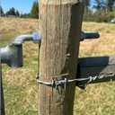 J-Bolt Gate Hinge, Hot-dip Galvanized J Bolt with 5/8" Gate Hinge. Farm Gate Hinges for Chain Link Fence Mostly Used in Frams, Back Yard, Frence Etc. Include Nut Washer (8"(8PCS))