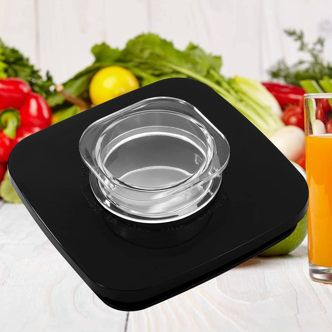 Blender Square Lid and Center Cap Suitable For Os-ter Os-terizer Blender Jar Fit for 4903 Os-ter Blender Square Jar Lid Replacements