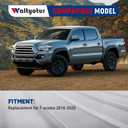 Front Lower Bumper Valance Panel Skid Plate Black Replacement for Tacoma 2016 2017 2018 2019 2020 for 5391104210 Replacement for TO1095205