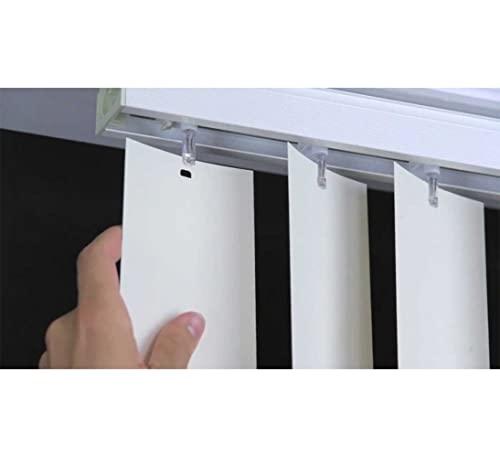 Vertical Blinds Replacement Slats Heavy Duty PVC Smooth Curved (White) You Pick Size and Quantity