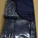 WELMATCH Navy Stretch Spandex Chair Covers - 12 pcs Wedding Party Dining Scuba Elastic Chair Covers (Navy, 12)