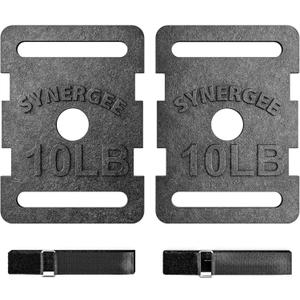 Synergee Cast Iron Ruck Weights. Weighted Weights for Rucking, 10lbs Cardio, Strength, and Endurance Training.