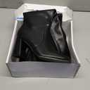 DREAM PAIRS Knee High Boots for Women Square Toe Gogo Chunky Heel Tall Boot Fashion Side Zipper Long Boot (8.5, Black)