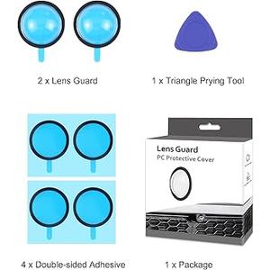 PULUZ Lens Cover for Tesla Cybertruck 2025 / Model Y Juniper 2025 / Model S 2025 / Model 3 2025 Front Bumper Camera, PC Protective Lens Cover Kit