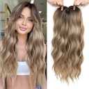 gulagula Hair Topper 20" Wavy Hair Toppers for Women 6.5x6.5” Base Size Hairtoppers for Women with Thinning hair Wavy Clip In