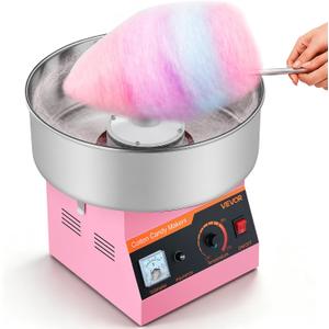 VEVOR Electric Cotton Candy Machine 15 inch, 1000W Commercial Floss Maker