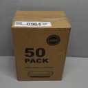 50 Pack- Meal Prep Containers 32oz, Plastic Food Prep Containers Reusable, Leakproof To Go Food Containers with Lids, BPA-Free, Microwave/Dishwasher/Freezer Safe