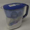 Brita Small 6 Cup Denali Water Filter Pitcher with 1 Brita Standard Filter, Made Without BPA, Blue