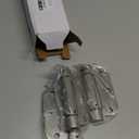 3 Pack Spring Hinges Self Closing 3.5 Inch, Self Closing Door Hinges with 5/8'' Radius Corners, Adjustable Tension for Garage, Front and Back Doors, Left and Right Hand, UL Listed