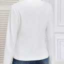 AGSEEM Full Lining Sweater Blazers for Women Open Front Long Sleeve Work Office Suit Jackets Blazer with Pockets (White, S)