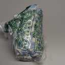 Quilted Bible Cover with Bow, 12.6x10.6in Polyester Blue Flower Pattern Bible Book Sleeve Carrying Case Protector for Women Girls Christian Gifts