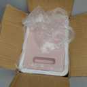 Baffect Small Trash Can with Lid Waste Basket Bathroom Garbage Can Dorm Room Essentials for Bedroom, Office, College-2.1 Gallon (Pink)