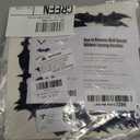 140Pcs Bats Halloween Decor, Spooky Halloween Party Supplies Stickers, 3D Bats Wall Decal, Cute Halloween Decorations Indoor for Bedroom, Bathroom, Home, Door, Window, Office (Black)