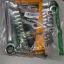 GEARWRENCH 16 Piece Ratcheting Combination Wrench Set with Tray | Metric | 9416