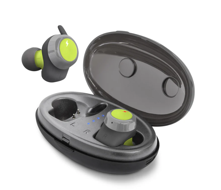 Helix Ultra Sport True Wireless High Fidelity Earbuds w/ Portable Charging Case
