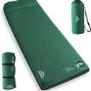 Memory Sleeping Pad, 3.1" Ultra-Thick Foam Sleeping Mats for Camping, 9.5 R-Value Insulated Self Inflating Sleeping Pad with Pillow, Camping Mattress Pad for Car Travel Tent, Full Size