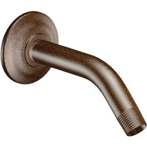 Moen S122ORB Premium 8-Inch Standard Shower Arm with Matching Flange Included, Oil Rubbed Bronze