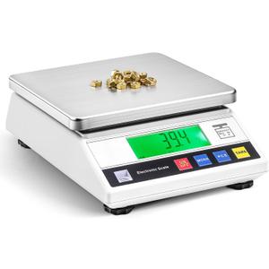 Bonvoisin Lab Scale 10kgx0.1g Counting Scale Digital Analytical Balance Accurate Electronic Scale CE Certification Laboratory Balance Precision Scale Jewelry Gold Scale (10kg, 0.1g)