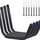 PATIKIL Kayak Storage Racks, 15 Inch Kayak Hook Wall Mount Canoe Hanger 4 Pack Garage Storage Hooks for Kayaks Canoe Surfboard Paddle Board (120Lbs Capacity)