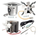 Pellet Grill Repair Kit,Upgraded 2.0 RPM Auger Motor, Induction Fan, Fire Burn Pot and Hot Rod Ignitor, Power Cord Compatible with Traeger/Pit Boss/Z Grills/Camp Chef Wood Pellet Grills