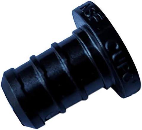 10 Pieces XFITTING 1" Pex Plug (End Cap) Poly Alloy Plug, Plastic Plug - Crimp Pex B, 10 Packs