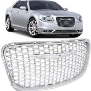 Front Grille compatible with 2015-2023 Chrysler 300 (Silver)