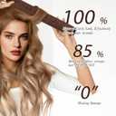 Heatless Curlers, No Heat Hair Curlers to Sleep In for Overnight Curls, Comfortable Hair Curlers to Sleep In, Overnight Heatless Curling Kit with Satin Headscarf, For All Hair Types - 4Pcs Rose-Red