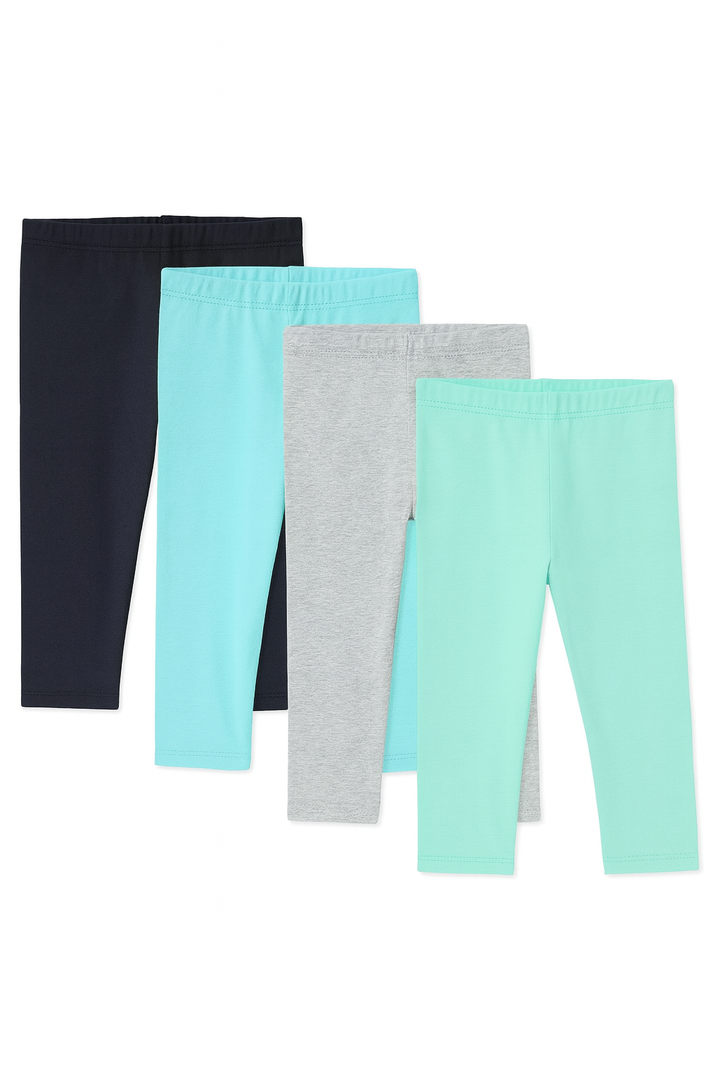 The Children's Place Girls Printed Leggings 4-Pack (Large)