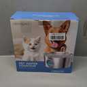 Dog Water Fountain for Large Dogs: Big Cat Water Fountain Stainless Steel -1.8Gal/7L Big Quiet Cats Water Bowl Dispenser- Pet Water Fountains for Dogs - 8 Filters + 8 Sponge Filters - GROOKPET