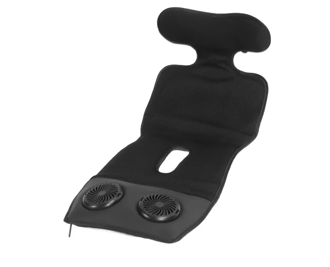 Car Seat Cooling Pad, Universal Breathable Car Chair Pad Baby Car Seat Cushion Cooling Seat Cushion Ventilated Car Seat Cover for Stroller Baby Dining Chair, Car, Black