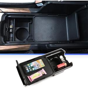 Center Console Organizer for Honda CR-V 2017-2019 Accessories Auto Console Handrail Privacy Organizer Tray Central Control Armrest Box Glove Secondary Storage Box Insert Pallet Manager Container ABS