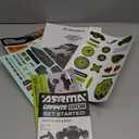 CROBOLL Mini 1:10 Carbon Fiber RC Car Roller for Adults, 4X4 Off-Road RC Truck with Central Differential Transmission Structure, All Terrain RC Monster Truck Supporting the Battery with Different Size