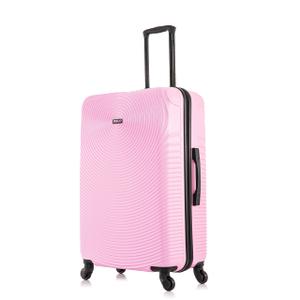 DUKAP INCEPTION Luggage with Spinner Wheels | Durable Lightweight Hardside Suitcase, Travel Bag with Handle and Trolley, 28-Inch Large Checked Luggage | Pink