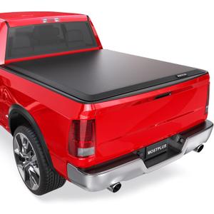 MOSTPLUS Roll-Up Soft Vinyl Truck Bed Tonneau Cover Compatible with 2019 2020 2021 2022 2023 2024 2025 2026 Ram 1500 Classic/ 19-24 Ram 2500 3500 No RamBox On Top (8 FT Feed Bed) Fleetside