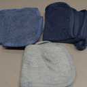 6-Pack Baby Washcloths - Soft Absorbent Viscose from Bamboo Wash Cloths for Babies, Kids, Toddlers, Infant, Newborn Bath Towels, Gentle on Sensitive Skin, 10x10 Reusable Face Towels (Depths)