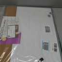 Charles Leonard Magnetic Dry Erase Board with Cork Board, 17" x 23", w/Eraser/Marker and 2 Magnets, Gray Frame, 1 Each,Grey