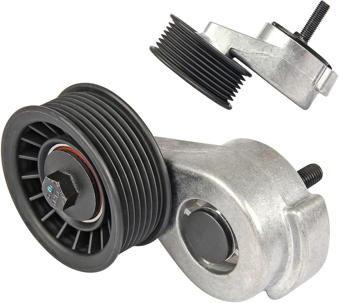 53010158AB Belt Tensioner with Pulley Assembly Fits for Dodge Ram 1500 2500 Dakota Durango Van 1992-2003, Grand Cherokee 1993-1998 replace 38116 53010158AC 419-301