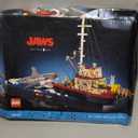 LEGO Ideas Jaws Set - Diorama Kit for Fans of The Classic Movie - Shark Toy - Movie Memorabilia Gift for Adults - Includes Orca Boat and Chief Brody, Hooper and Quint Minifigures - 21350