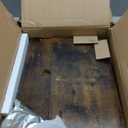 Hoctieon 6 Tier Tree Bookshelf, Tall Bookcase, Freestanding Book Shelf with LED Lights, Display Floor Standing Storage Shelf, Book Organizer Shelves for Home Office, Living Room, Rustic Brown