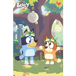 Trends International Bluey - Duo Wall Poster, 34L x 22.4W, Unframed Version 3 Pack Trends International Bluey - Duo Wall Poster, 34L x 22.4W, Unframed Version 3 Pack