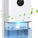 Dehumidifier, 1500ML (50 OZ) Small Dehumidifier for Home (300 Sq. Ft), Quiet with Auto Shut Off, for Bedroom, RV, Closet