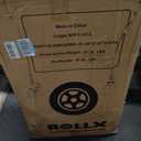 RollX Beach Cart With 4 Balloon Wheels for Sand, Foldable Storage Wagon With Rear 13 Inch and Front 7 Inch Tires (Pump Included) (Seafoam)