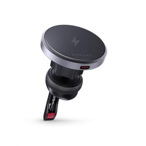 Car Mount Charger, Qi2 Certified 15W Ultra-Fast Magnetic Wireless Car Charger, Air Vent Phone Holder Mount Compatible with MagSafe for iPhone 16/15/14/13/12 Series