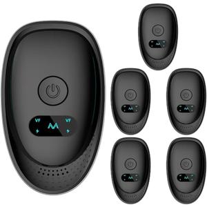 2026 Upgraded Ultrasonic Repeller & Insect Indoor Repeller, Pest Control Repeller, Mouse Repellent Indoor for Spider Bug Roach Rat Mice Insect Deterrent, Rodent Repellent Plug in, Black - 6 Packs